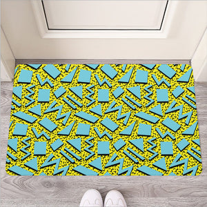 Retro Funky Pattern Print Rubber Doormat