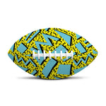 Retro Funky Pattern Print Rugby Ball