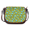 Retro Funky Pattern Print Saddle Bag