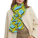 Retro Funky Pattern Print Scarf