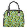 Retro Funky Pattern Print Shoulder Handbag