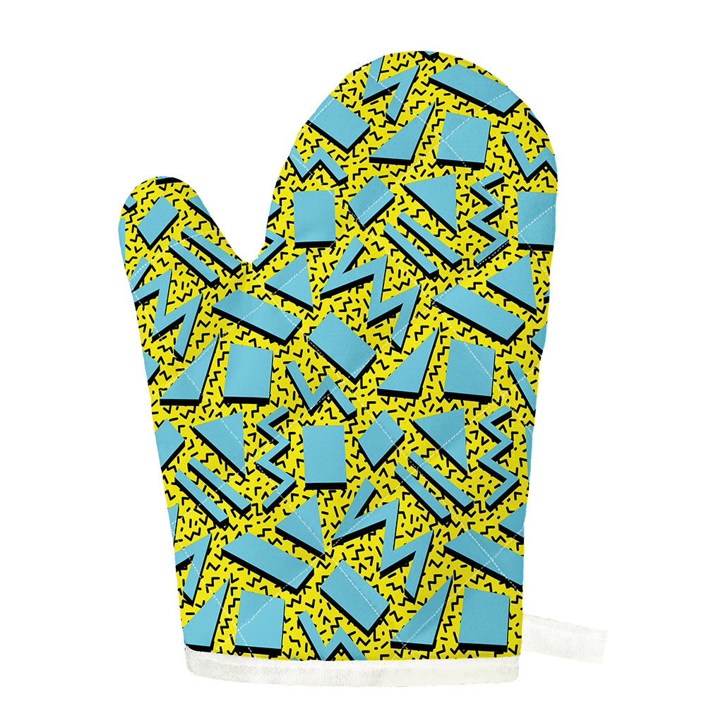Retro Funky Pattern Print Single Oven Mitt