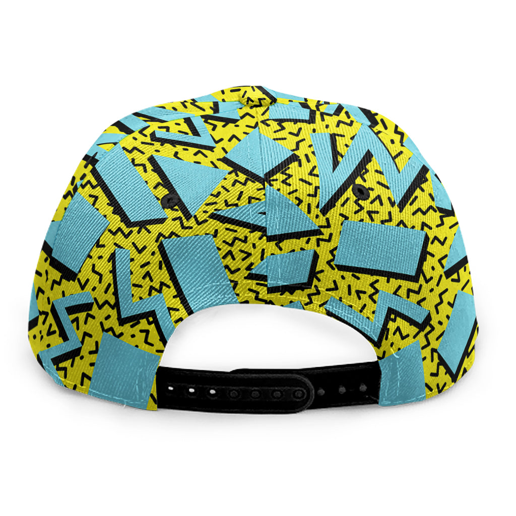 Retro Funky Pattern Print Snapback Cap