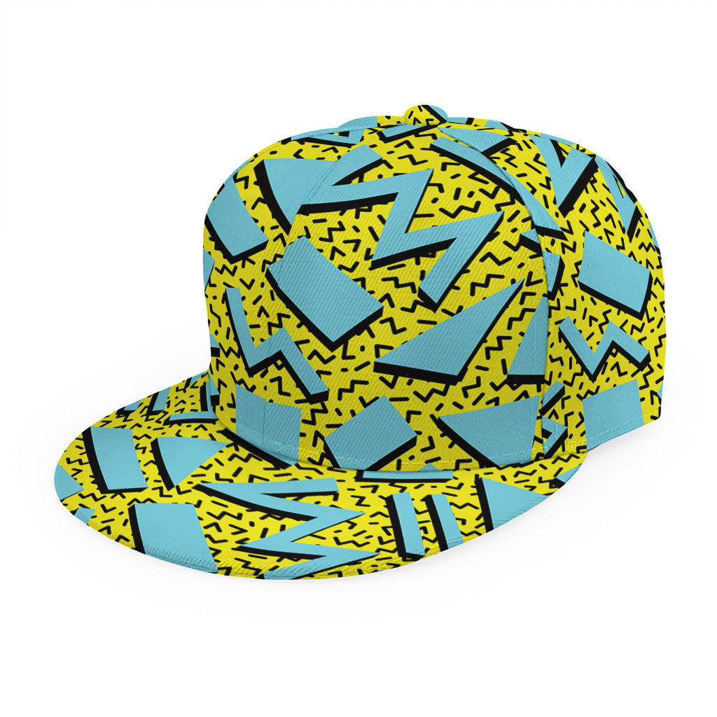 Retro Funky Pattern Print Snapback Cap