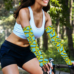 Retro Funky Pattern Print Sun Protection Arm Sleeves