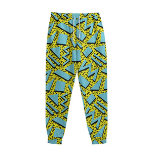 Retro Funky Pattern Print Sweatpants