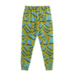 Retro Funky Pattern Print Sweatpants