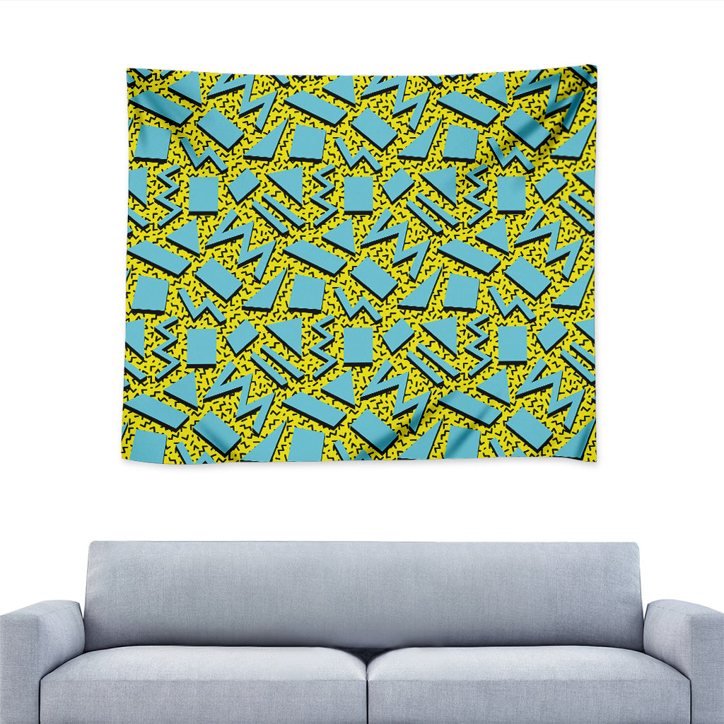 Retro Funky Pattern Print Tapestry