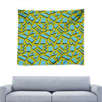 Retro Funky Pattern Print Tapestry