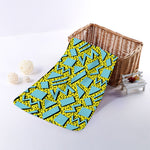 Retro Funky Pattern Print Towel