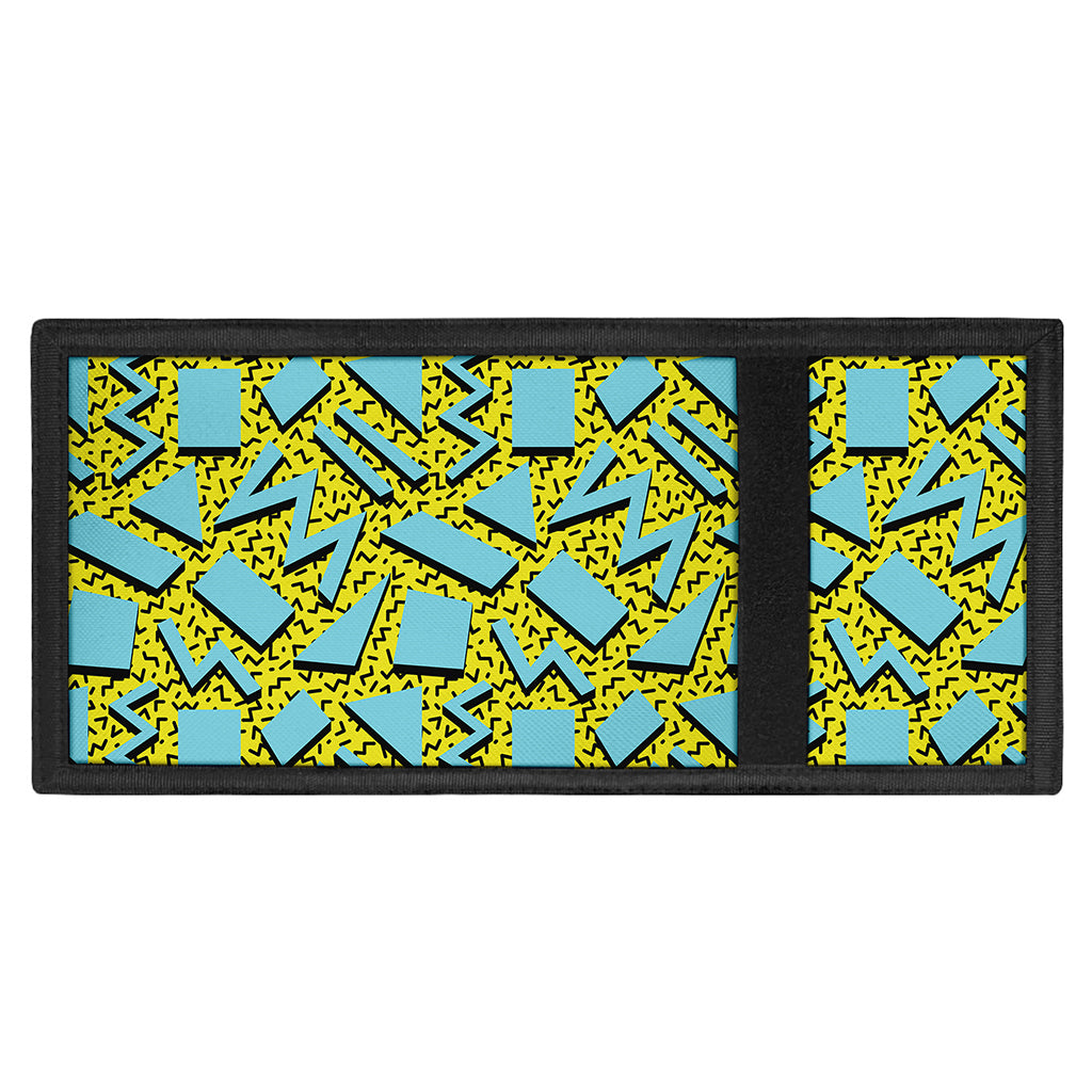 Retro Funky Pattern Print Trifold Wallet