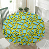 Retro Funky Pattern Print Waterproof Round Tablecloth