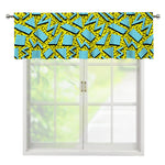 Retro Funky Pattern Print Window Valance