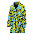 Retro Funky Pattern Print Women's Bathrobe