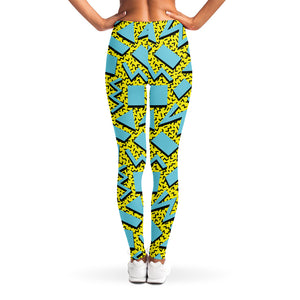 Retro Funky Pattern Print Women's Leggings