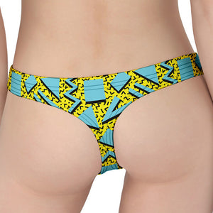 Retro Funky Pattern Print Women's Thong