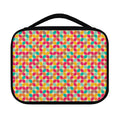 Retro Geometric Rounded Square Print Classic Bible Case