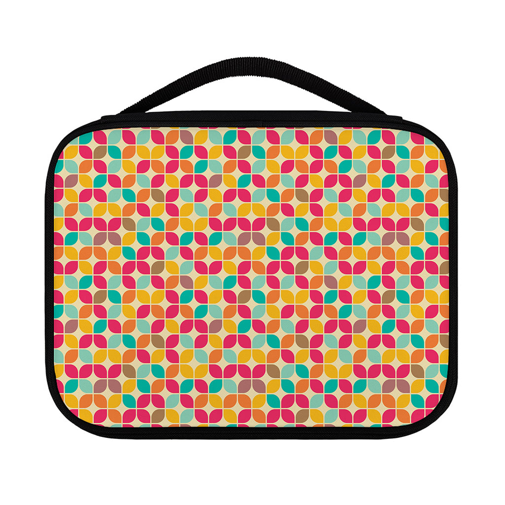Retro Geometric Rounded Square Print Classic Bible Case