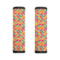 Retro Geometric Rounded Square Print Handle Covers