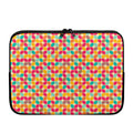 Retro Geometric Rounded Square Print Laptop Sleeve