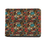 Retro Graffiti Pattern Print Bifold Wallet
