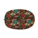 Retro Graffiti Pattern Print Car Side Mirror Covers