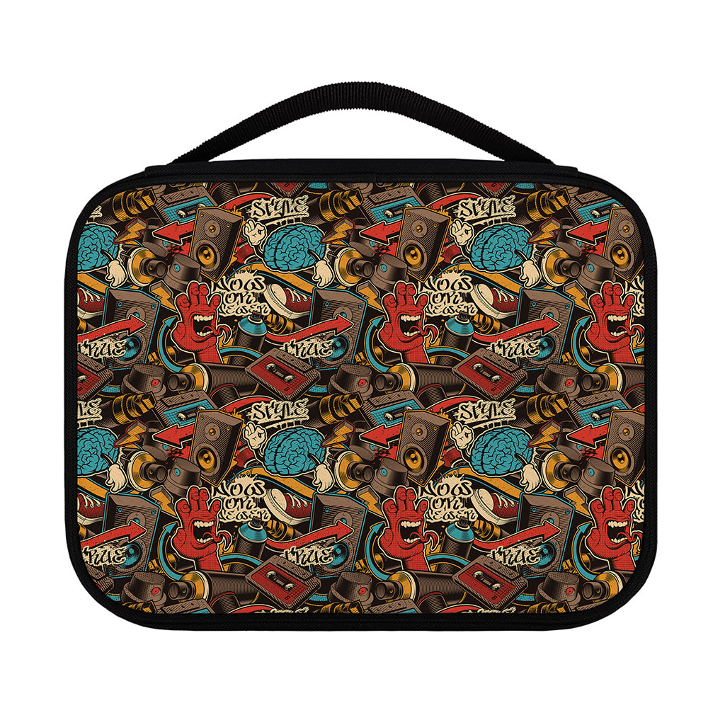 Retro Graffiti Pattern Print Classic Bible Case