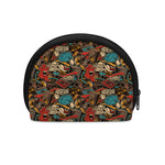 Retro Graffiti Pattern Print Coin Purse