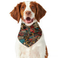 Retro Graffiti Pattern Print Dog Bandana