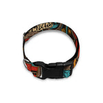 Retro Graffiti Pattern Print Dog Collar