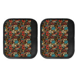 Retro Graffiti Pattern Print Handle Covers