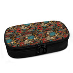 Retro Graffiti Pattern Print Insulin Cooler Travel Case