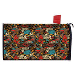Retro Graffiti Pattern Print Mailbox Cover