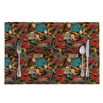 Retro Graffiti Pattern Print Placemat