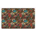 Retro Graffiti Pattern Print Polyester Doormat