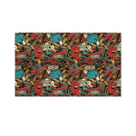 Retro Graffiti Pattern Print Polyester Flag