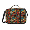 Retro Graffiti Pattern Print Shoulder Strap Bible Bag