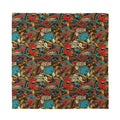 Retro Graffiti Pattern Print Silk Bandana