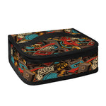 Retro Graffiti Pattern Print Small Lunch Bag