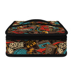 Retro Graffiti Pattern Print Small Lunch Bag