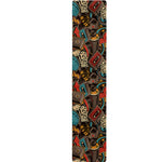 Retro Graffiti Pattern Print Table Runner