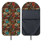 Retro Graffiti Pattern Print Waterproof Car Seat Cover