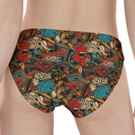 Retro Graffiti Pattern Print Women's Panties