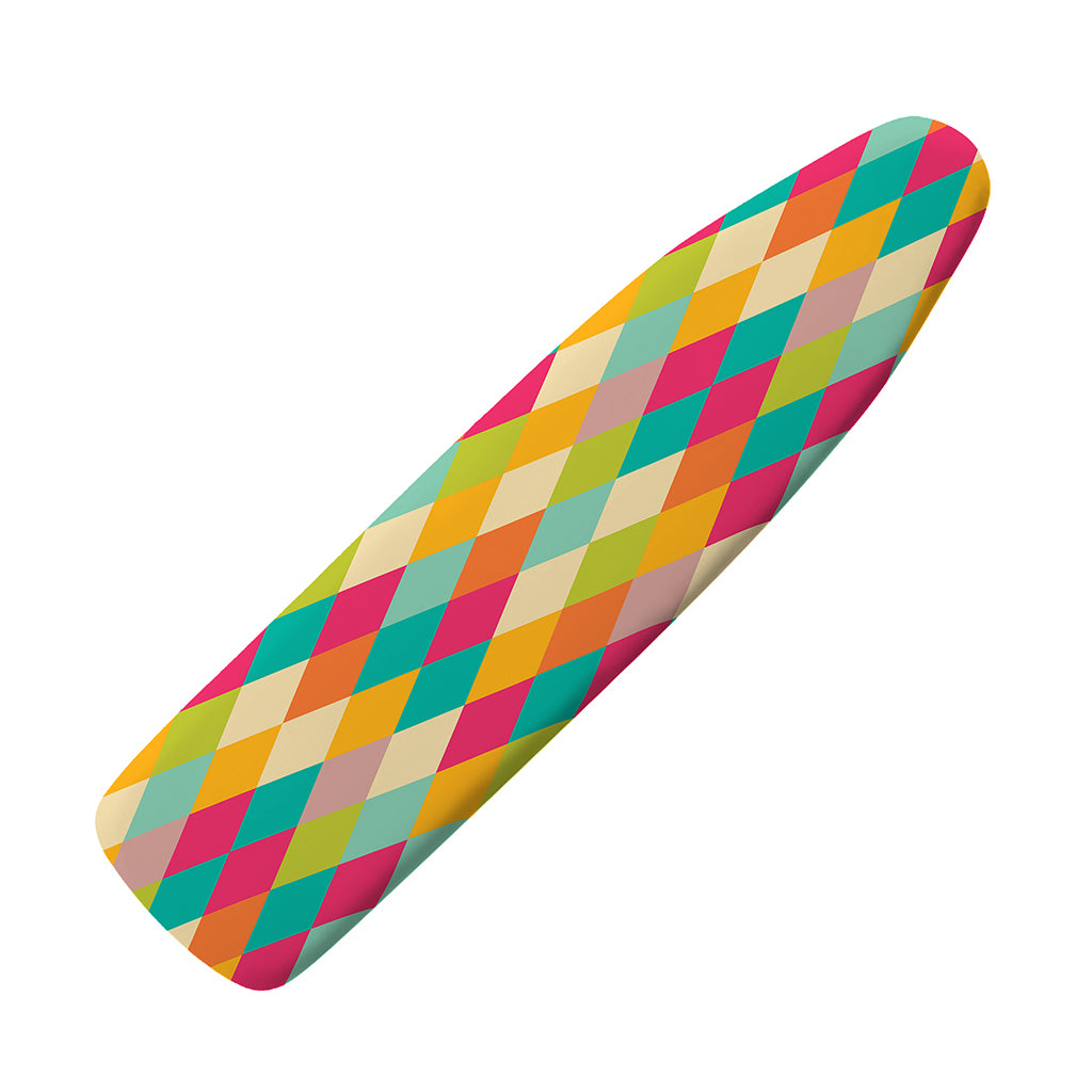 Retro Harlequin Pattern Print Ironing Board Cover