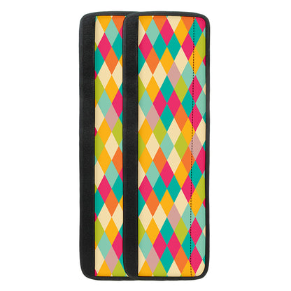 Retro Harlequin Pattern Print Refrigerator Handle Covers