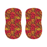 Retro Hawaiian Tropical Floral Print Bar Stool Covers