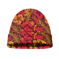 Retro Hawaiian Tropical Floral Print Beanie
