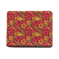 Retro Hawaiian Tropical Floral Print Bifold Wallet