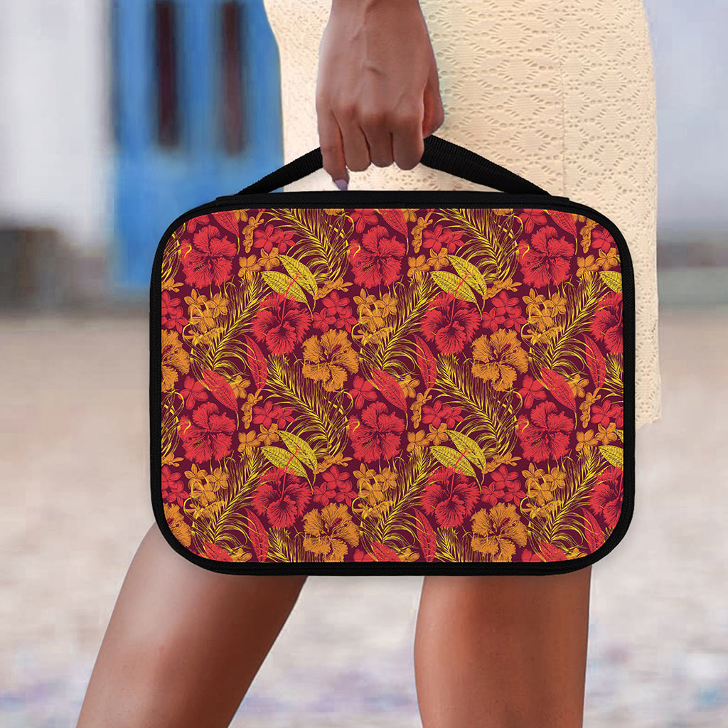 Retro Hawaiian Tropical Floral Print Classic Bible Case