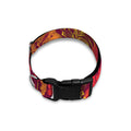 Retro Hawaiian Tropical Floral Print Dog Collar